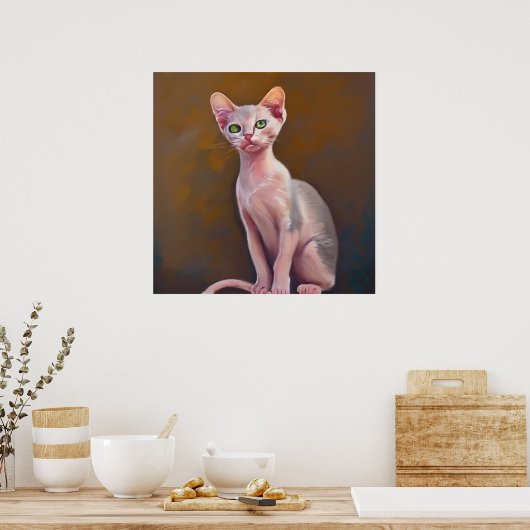 Bambino Cat Poster (Küche)