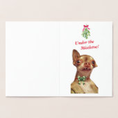 Bambi's lustige Weihnachtskarte Folienkarte (Innenseite)