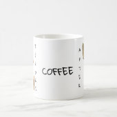Bambi's Tasse vor und nach Kaffee (Mittel)