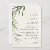 Bamboo 12x18 einladung (Vorderseite)