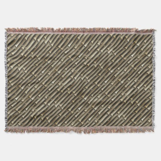 Bamboo 1 Throw Blanket Decke (Vorderseite)