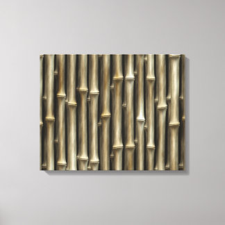 Bamboo 1 überzogene Canvas Leinwanddruck