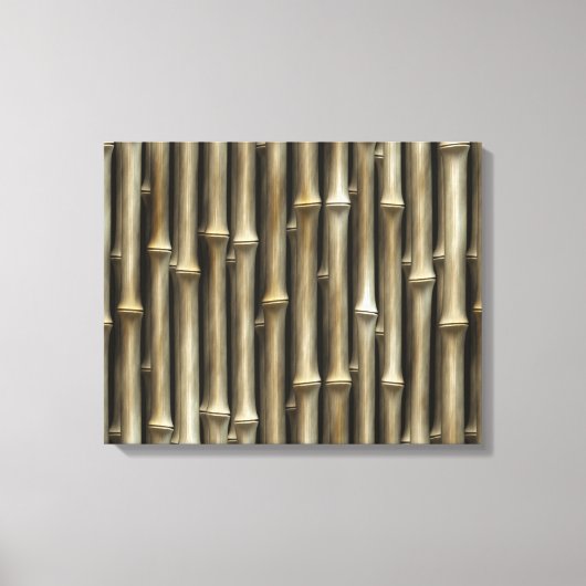 Bamboo 1 überzogene Canvas Leinwanddruck (Vorderseite)