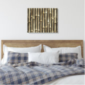 Bamboo 1 überzogene Canvas Leinwanddruck (Insitu (Schlafzimmer))