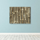 Bamboo 1 überzogene Canvas Leinwanddruck (Insitu (Holzboden))