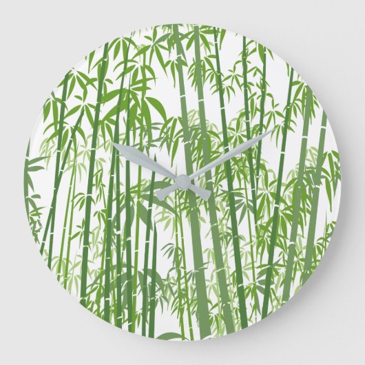 Bamboo 7 große wanduhr (Vorderseite)