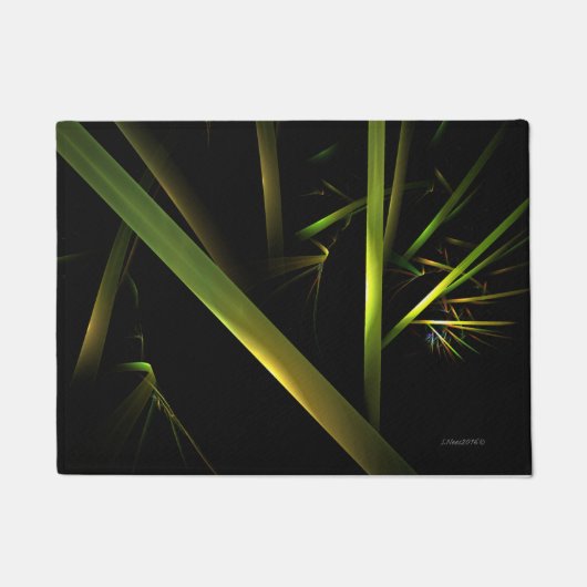 Bamboo Abstrakt Fußmatte (Vorderseite)