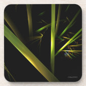 Bamboo Abstrakt Getränkeuntersetzer (Vorderseite)