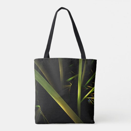 Bamboo Abstrakt Tasche (Rückseite)