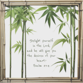 Bamboo Anpassbare Bibe Verse Custom Cut Vinyl Aufkleber