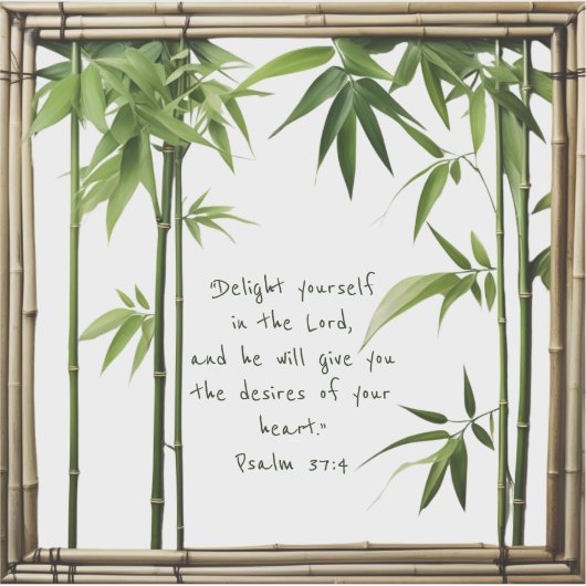 Bamboo Anpassbare Bibe Verse Custom Cut Vinyl Aufkleber (Vorderseite)