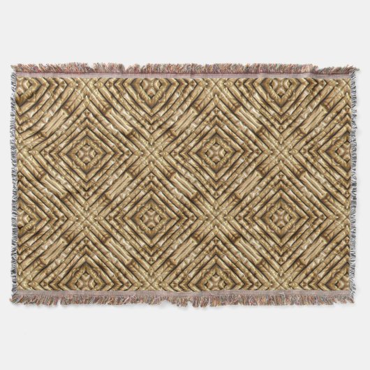 Bamboo Art 1 Throw Blanket Decke (Vorderseite)