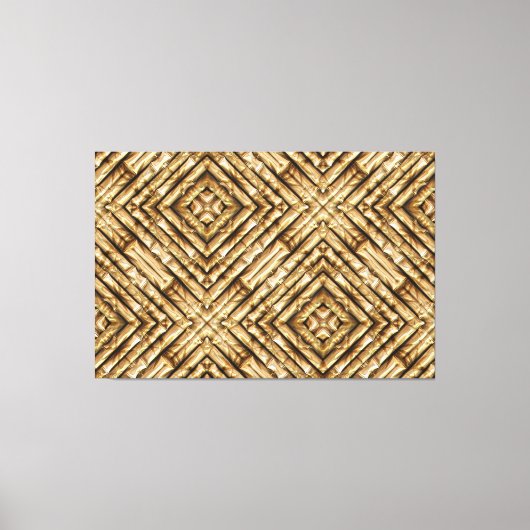 Bamboo Art 1 Wrapped Canvas Leinwanddruck (Vorderseite)