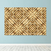 Bamboo Art 1 Wrapped Canvas Leinwanddruck (Insitu (Holzboden))