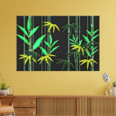 Bamboo Art 3 Leinwanddruck (Insitu (Wohnzimmer))