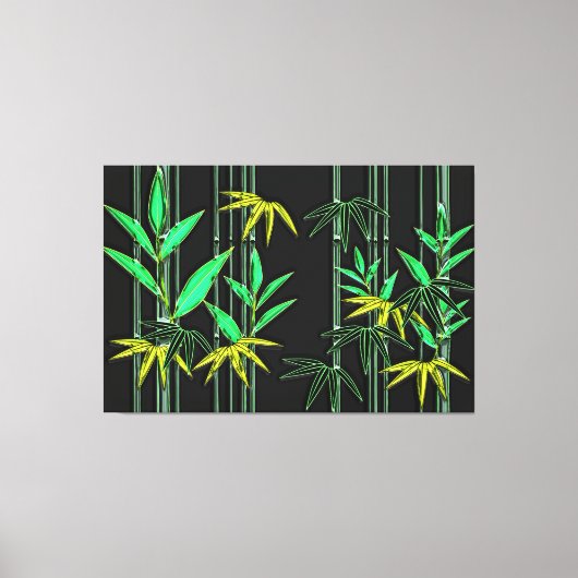 Bamboo Art 3 Leinwanddruck (Vorderseite)