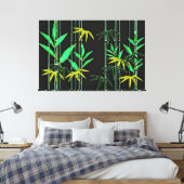 Bamboo Art 3 Leinwanddruck (Insitu (Schlafzimmer))
