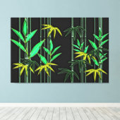 Bamboo Art 3 Leinwanddruck (Insitu (Holzboden))