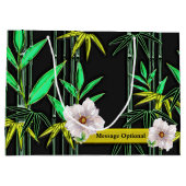 Bamboo Art 3 Optionen Große Geschenktüte (Rückseite)