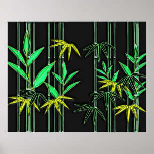 Bamboo Art 3 Poster