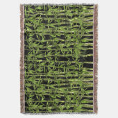 Bamboo Art 4A Throw Blanket Decke (Vorderseite Vertikal)