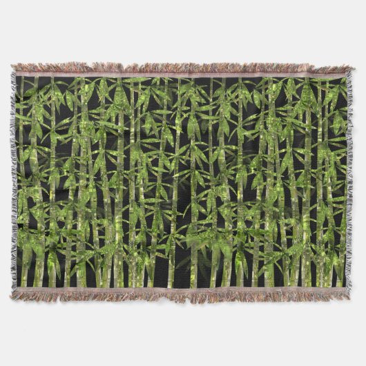Bamboo Art 4A Throw Blanket Decke (Vorderseite)