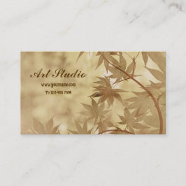 Bamboo Art Studio Business Card Visitenkarte