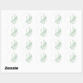 Bamboo Asian Themed Stickers (Blatt)