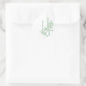 Bamboo Asian Themed Stickers (Tasche)
