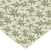 Bamboo auf Beige Bleche - nahtloses Oberflächenmus Kurzer Tischläufer (Ecke)