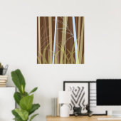 Bamboo auf Terra Firma Poster (Heimbüro)