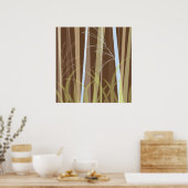 Bamboo auf Terra Firma Poster (Küche)