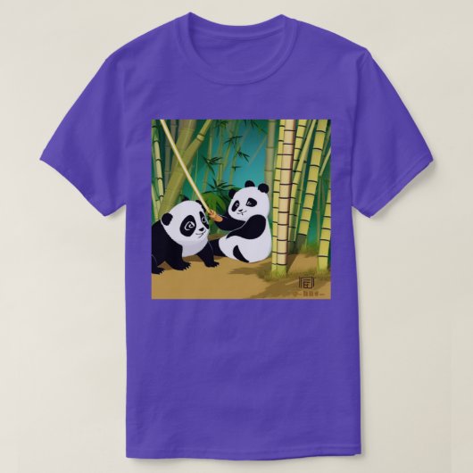 Bamboo Babe Panda Graphic T-Shirt (Design vorne)