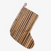 Bamboo barrier screen fence kleiner weihnachtsstrumpf (Vorderansicht (hängend))