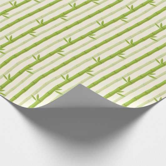 BAMBOO-BAUM-KLAR-PATTERN-DESIGN GESCHENKPAPIER (Ecke)