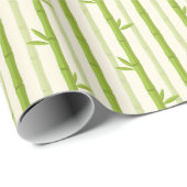 BAMBOO-BAUM-KLAR-PATTERN-DESIGN GESCHENKPAPIER (Rolleneckpunkt)