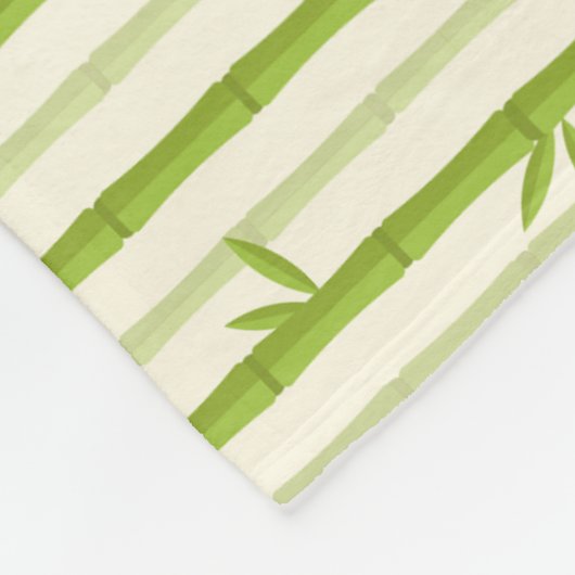 BAMBOO BAUM KLAR PATTERN DESIGN WRAPPPAPIER SH FLEECEDECKE (Ecke)
