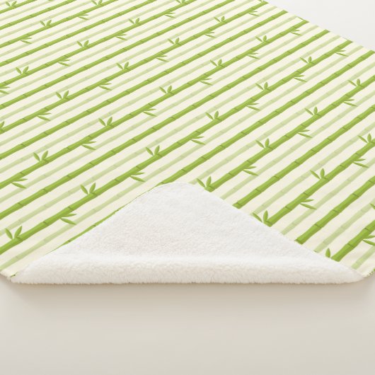 BAMBOO BAUM KLAR PATTERN DESIGN WRAPPPAPIER SHERPADECKE (3/4)