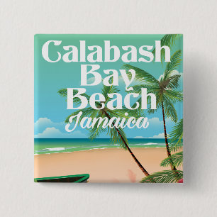 Bamboo Beach Jamaica Button