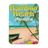 Bamboo Beach Jamaica Magnet (Vertikal)