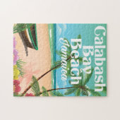 Bamboo Beach Jamaica Puzzle (Horizontal)
