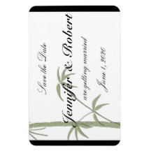 Bamboo Beauty Wedding Save the Date