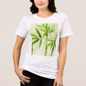  Bamboo branches Tri-Blend Shirt (Vorderseite)