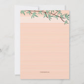 Bamboo Branches Wellness-Center Einladung (Rückseite)