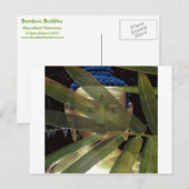 Bamboo Buddha Postkarte (Vorne/Hinten)
