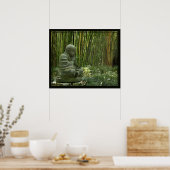 Bamboo Buddha Print -24x20 -andere Größen verfügba Poster (Küche)