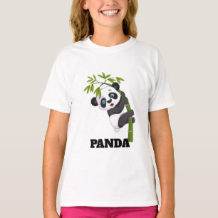 Bamboo Buddy Hängt mit meinem Snack Panda Versteck T-Shirt
