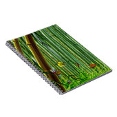 Bamboo & Butterfly Art 1 Notebook Notizblock (Rechte Seite)