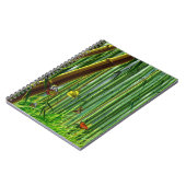Bamboo & Butterfly Art 1 Notebook Notizblock (Linke Seite)