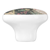 Bamboo Cherry Blossoms Art Déco Designs Keramikknauf (Seitenansicht)